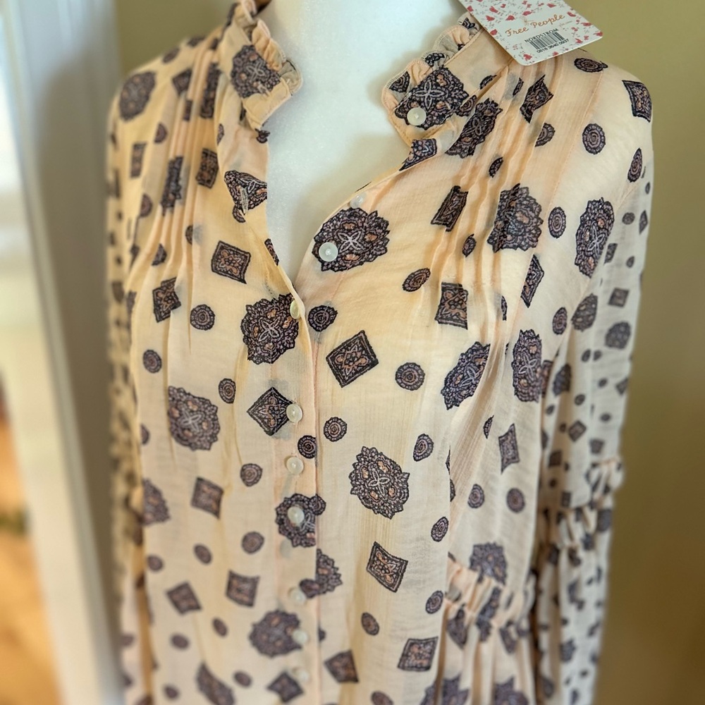 NWT Free People Tea Combo Women’s Mini Dress - Picture 10 of 16